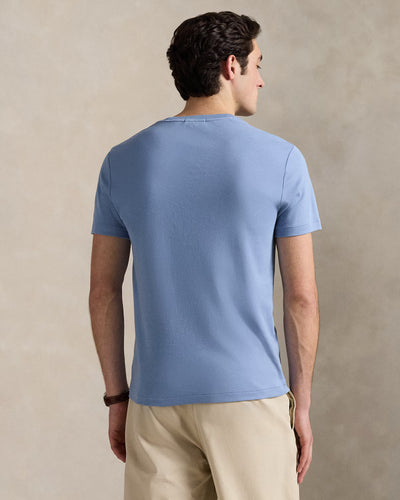 Ralph Lauren Custom Slim Fit Soft Cotton T-Shirt | Channel Blue