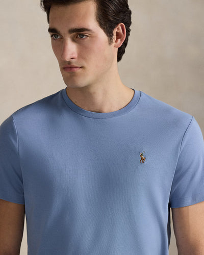 Ralph Lauren Custom Slim Fit Soft Cotton T-Shirt | Channel Blue