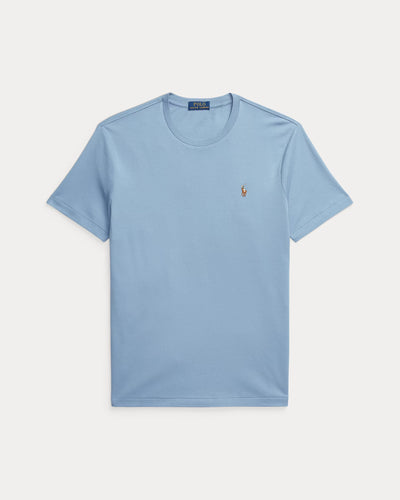 Ralph Lauren Custom Slim Fit Soft Cotton T-Shirt | Channel Blue