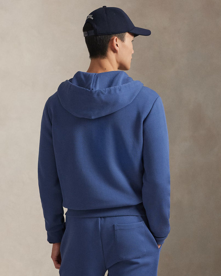Ralph Lauren Double-Knit Full-Zip Hoodie | Night Navy