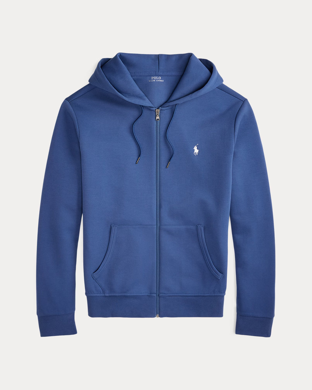 Ralph Lauren Double-Knit Full-Zip Hoodie | Night Navy