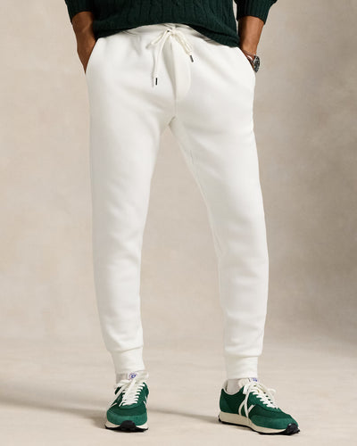 Ralph Lauren Double-Knit Jogging Bottom | White