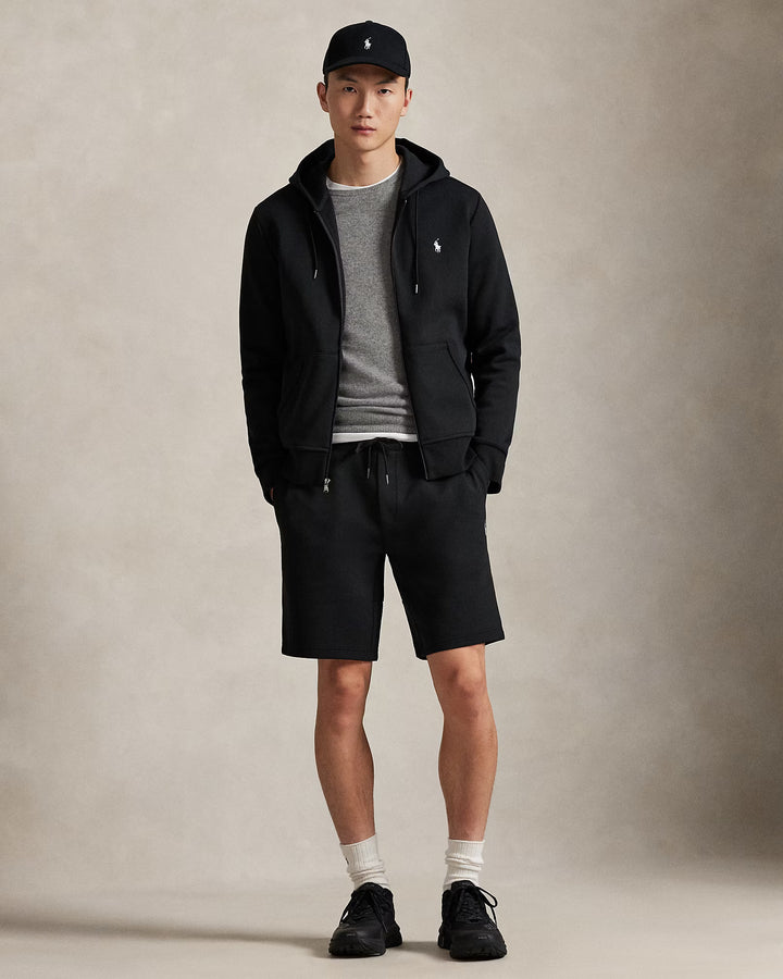 Pantalones cortos de punto doble Ralph Lauren de 23 cm | Negro