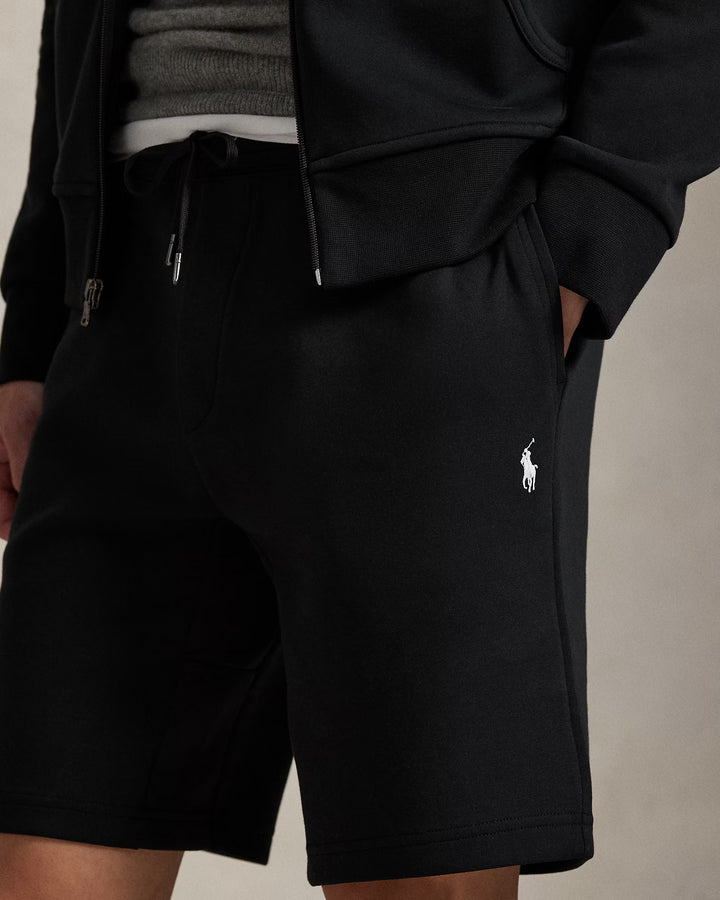 Pantalones cortos de punto doble Ralph Lauren de 23 cm | Negro