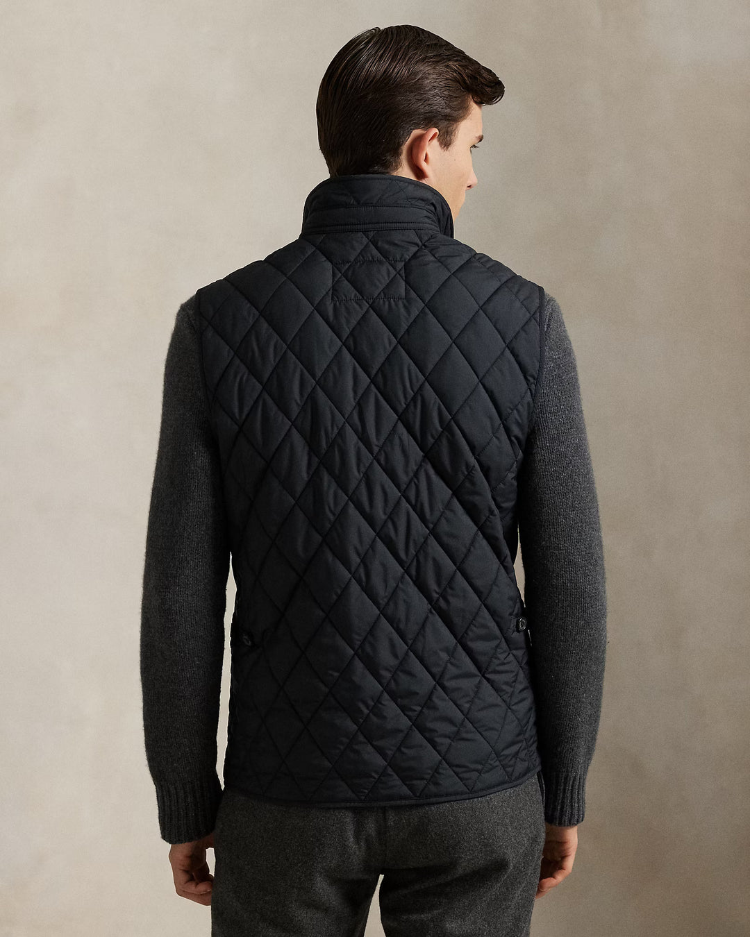 Ralph Lauren The Beaton Quilted Utility Gilet | Black