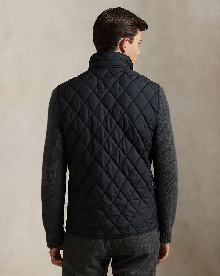 Ralph Lauren The Beaton Quilted Utility Gilet | Black