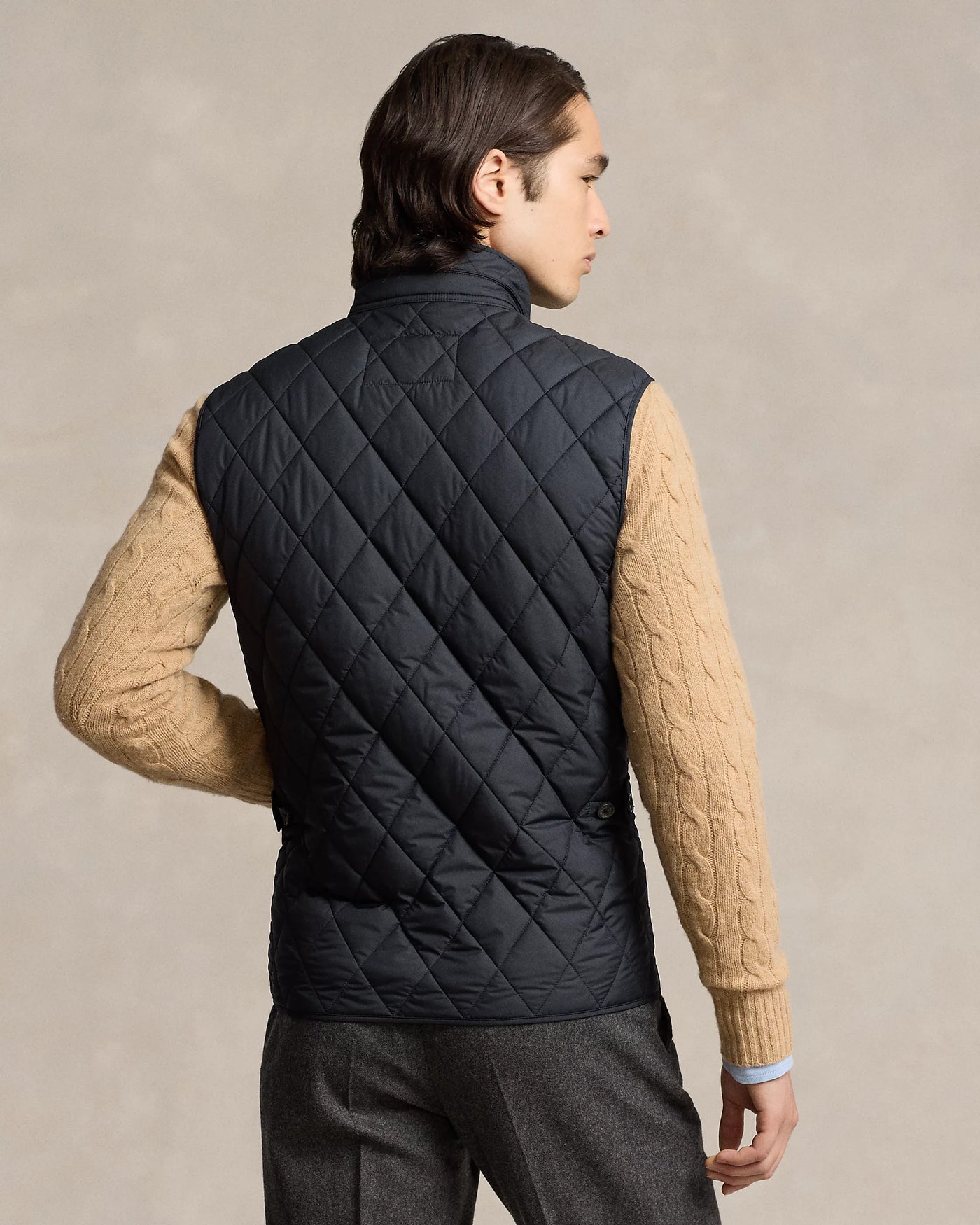 Ralph Lauren The Beaton Quilted Utility Gilet | Black