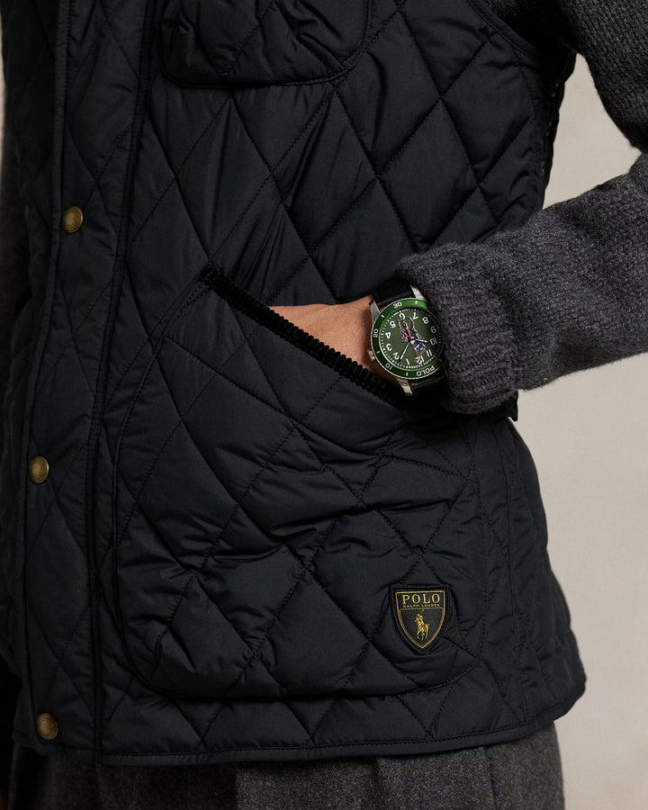 Ralph Lauren The Beaton Quilted Utility Gilet | Black