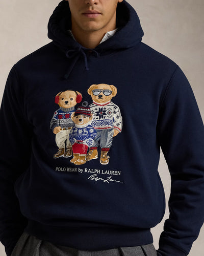 Ralph Lauren Polo Bear Family Φλις Φούτερ | Σκούρο Μπλε