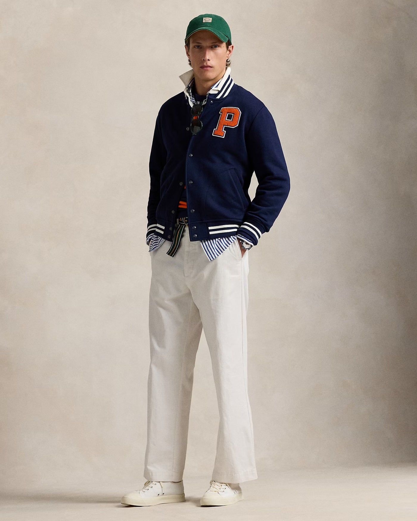 Ralph Lauren The RL Fleece Baseball Ζακέτα | Σκούρο Μπλε