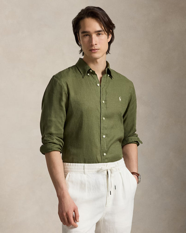 Πουκάμισο από λινό Ralph Lauren Custom Fit | Garden Trail