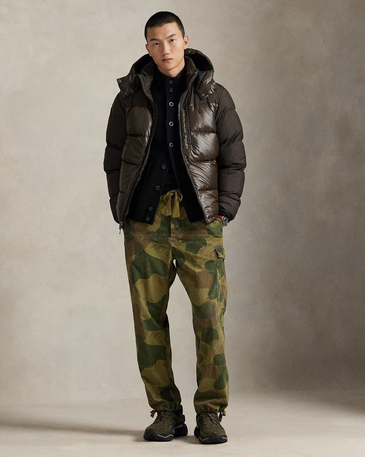 Ralph Lauren The Gorham Two-Tone Down Jacket | Brown Matte/Glossy