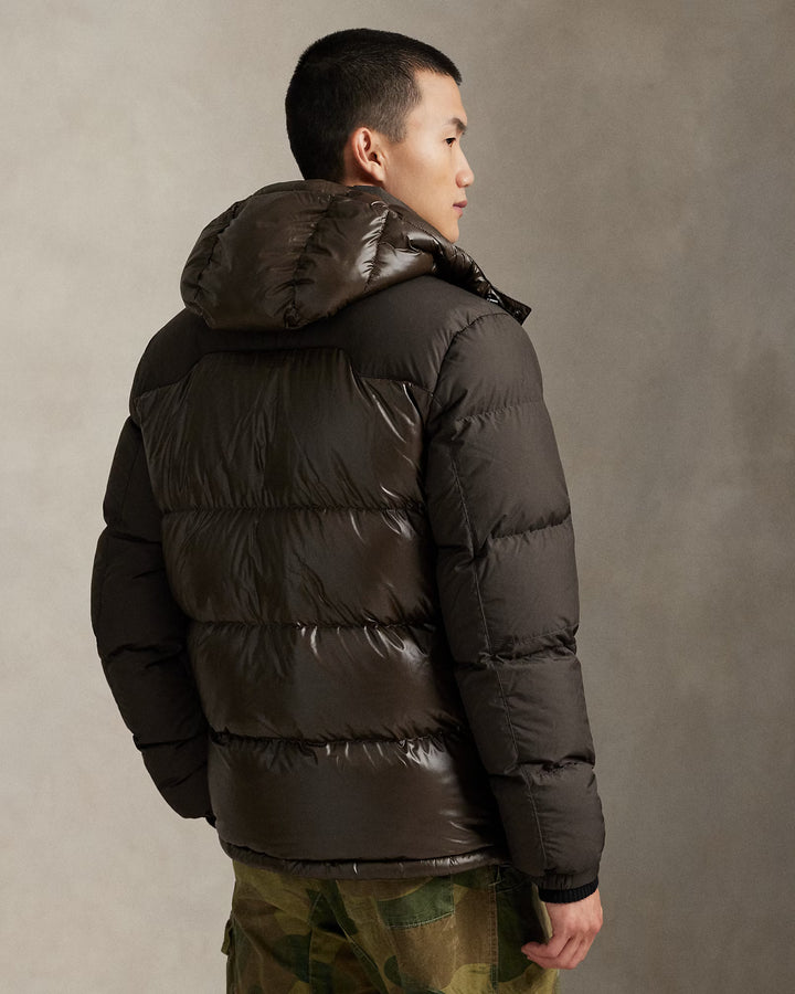 Ralph Lauren The Gorham Two-Tone Down Jacket | Brown Matte/Glossy