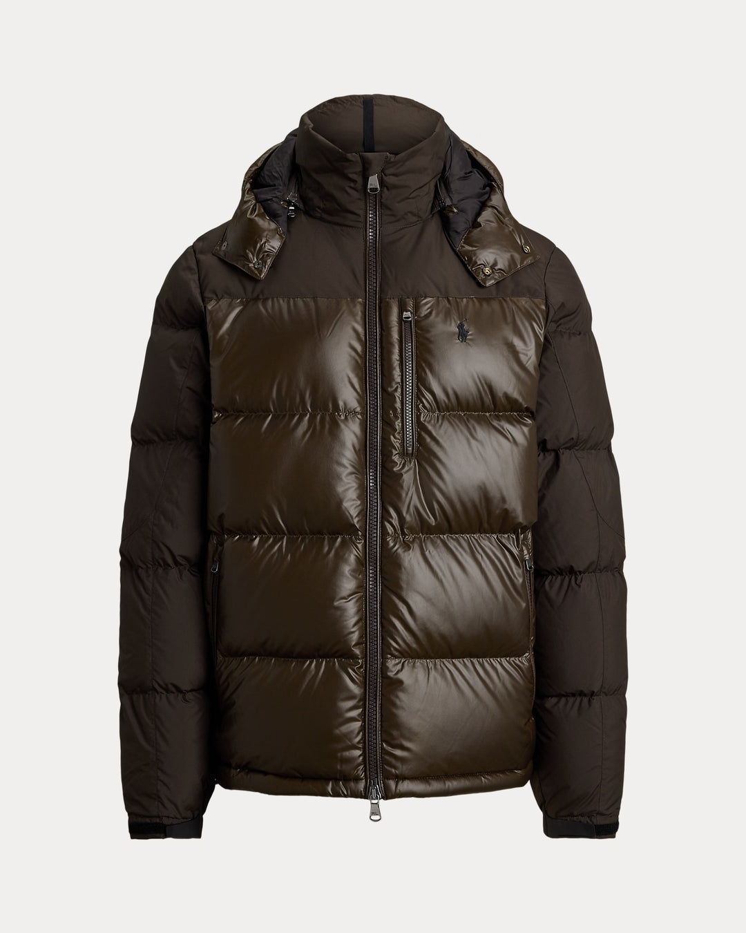 Ralph Lauren The Gorham Two-Tone Down Jacket | Brown Matte/Glossy