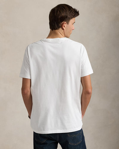 Ralph Lauren Custom Slim Fit Polo Bear Jersey T-Shirt | White