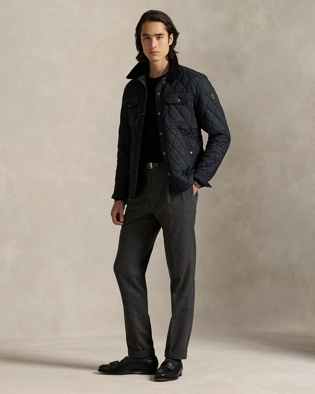 Ralph Lauren The Beaton Quilted Jacket | Black