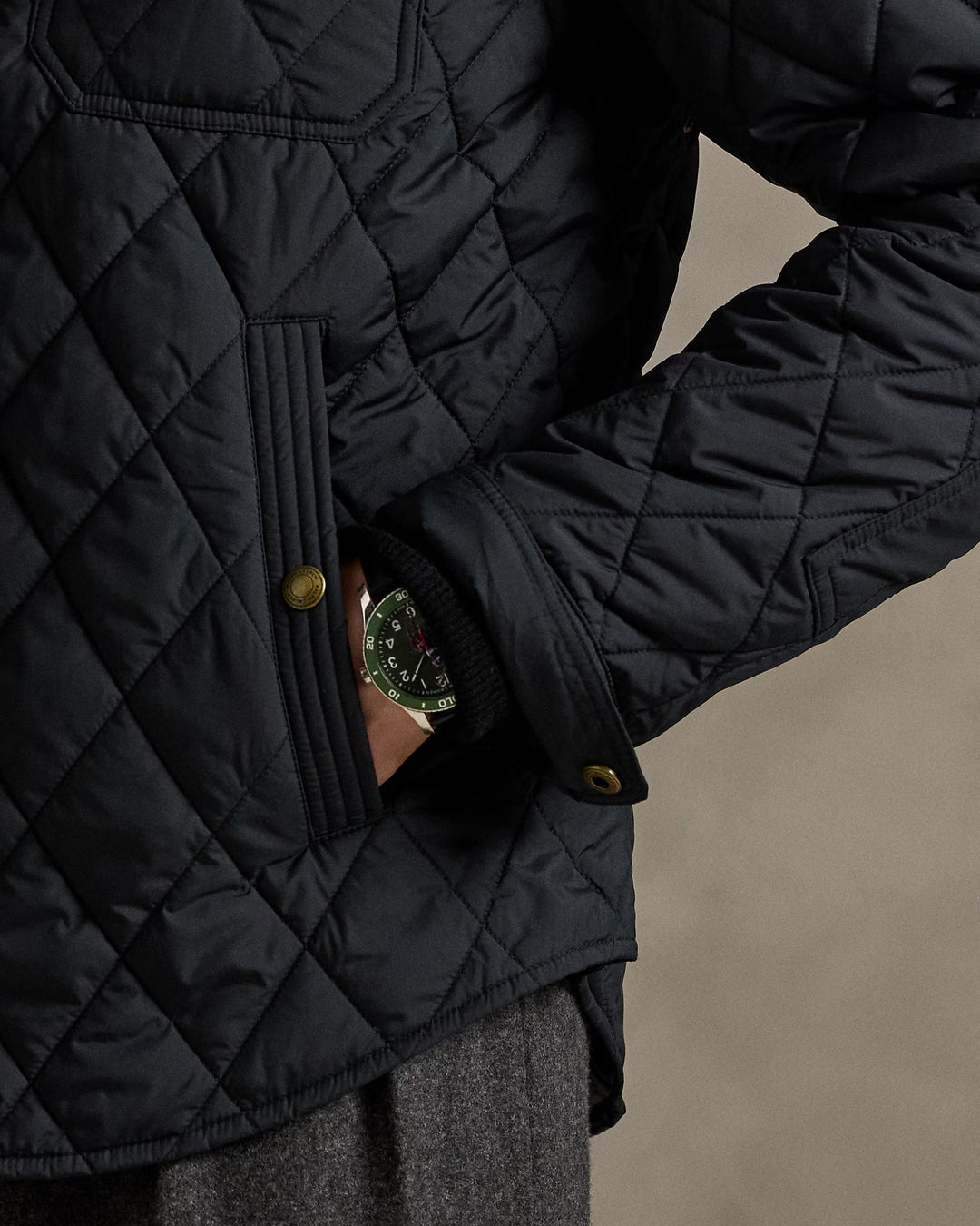 Ralph Lauren The Beaton Quilted Jacket | Black
