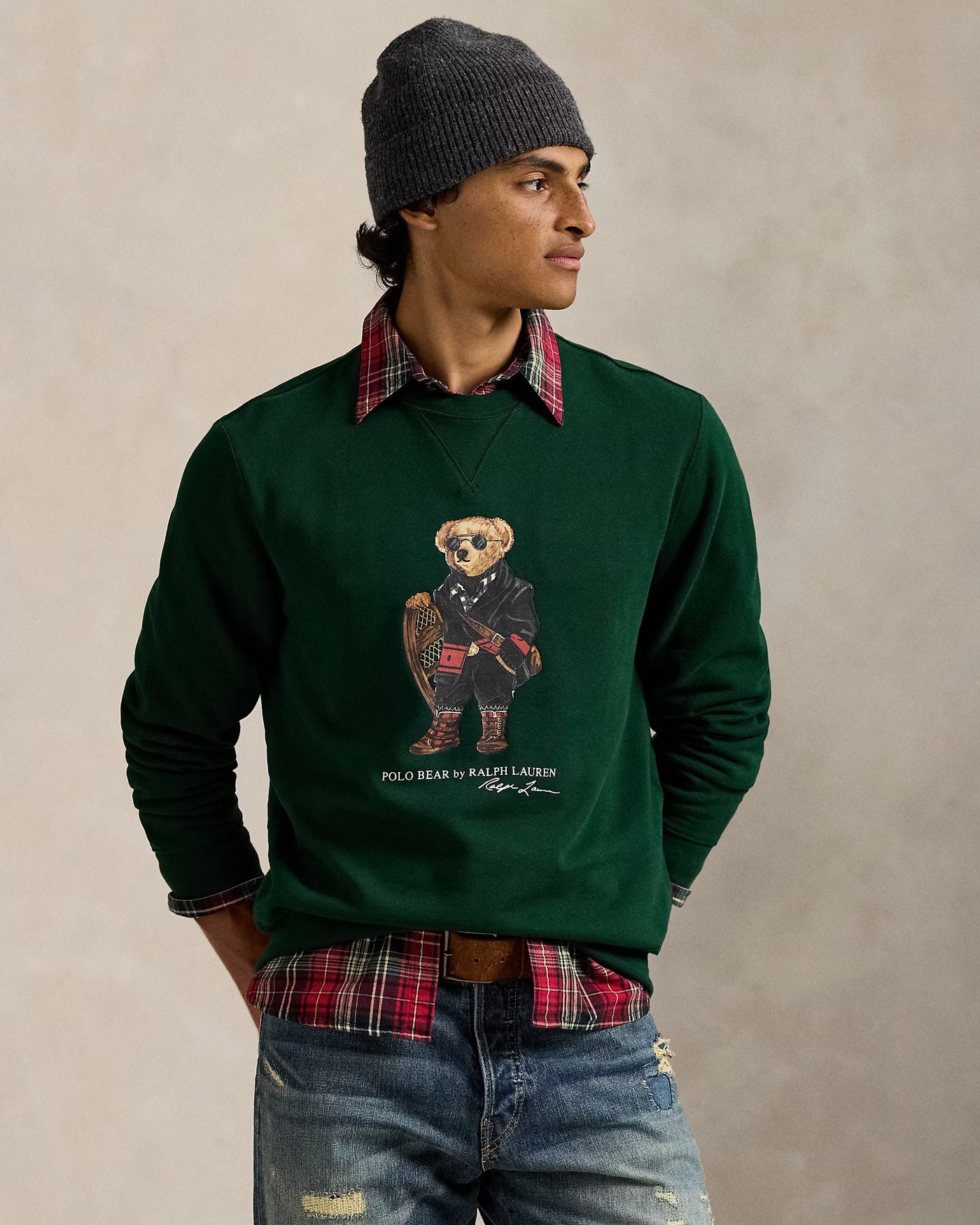 Ralph Lauren Polo Bear Fleece Pullover | Green