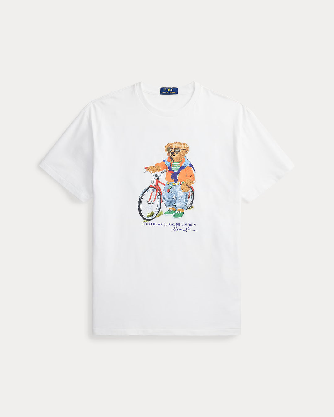 Maglietta Polo Bear Ralph Lauren Custom Slim Fit | Bianca