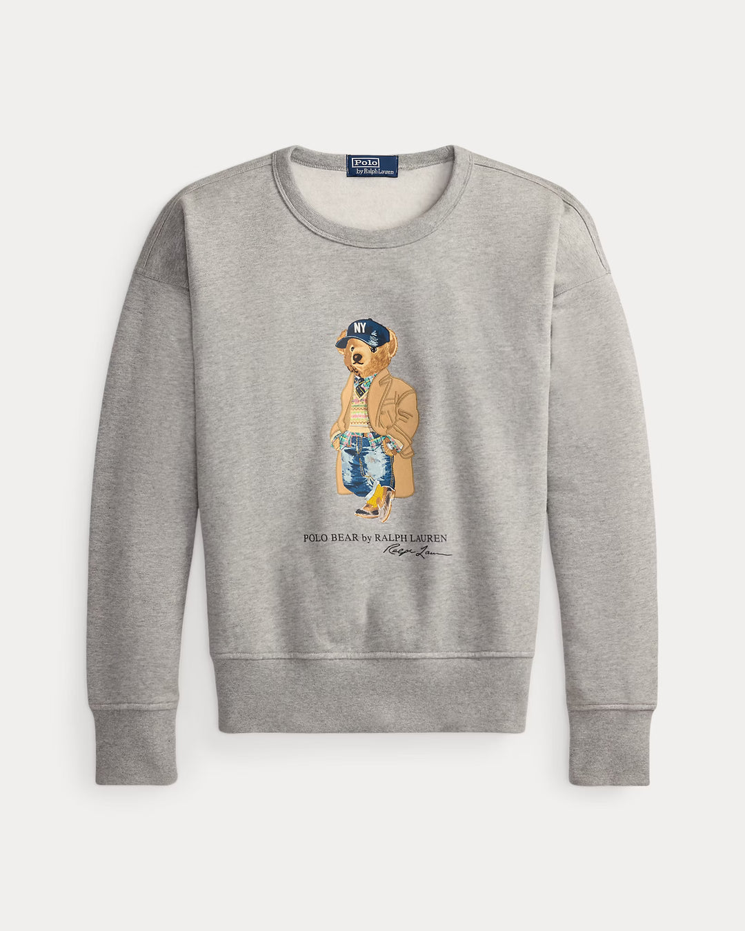 Ralph Lauren Vintage Fit Polo Bear Fleece Sweatshirt | Grey