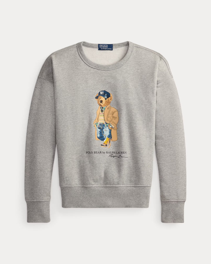 Ralph Lauren Vintage Fit Polo Bear Fleece Sweatshirt | Grey