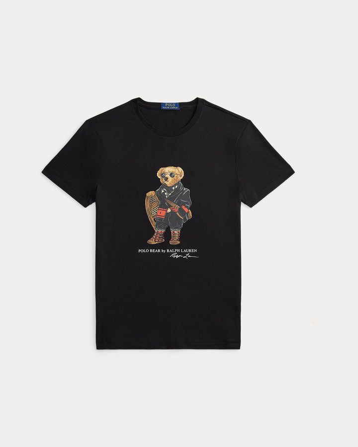 Ralph Lauren Custom Slim Fit Polo Bear Jersey T-Shirt | Black