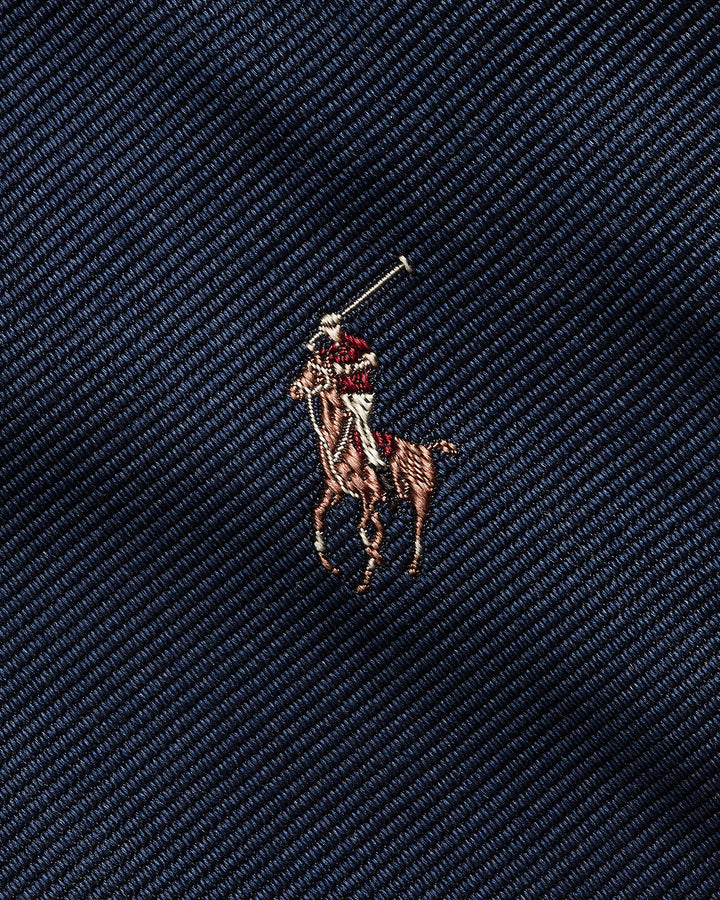 Ralph Lauren Polo Pony Silk Repp Tie | Navy
