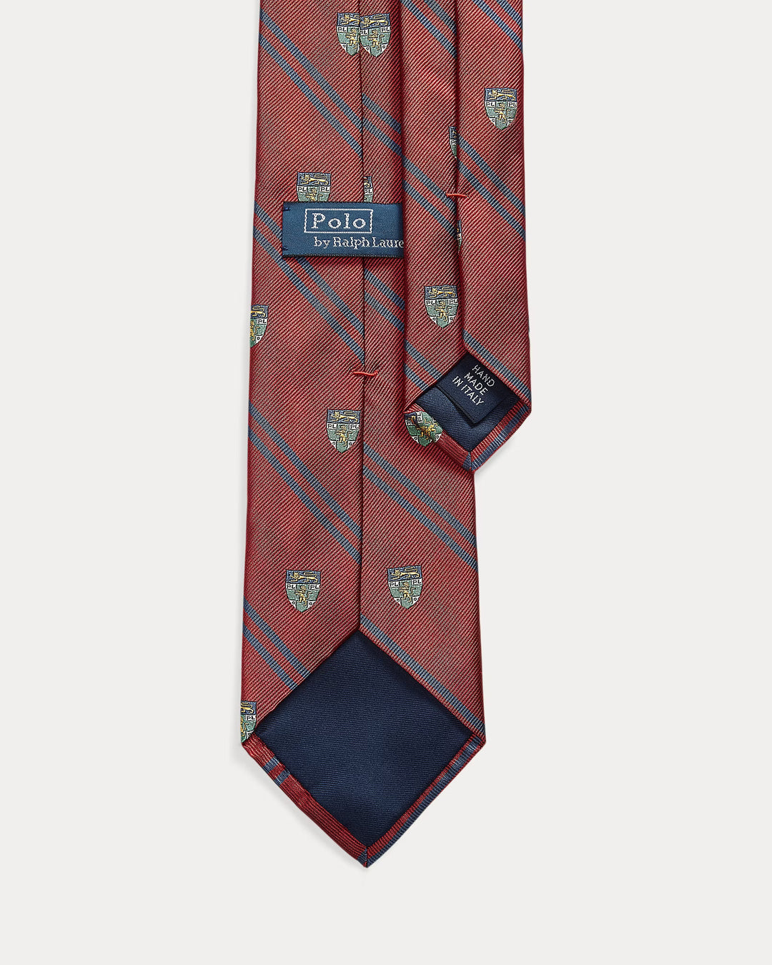 Ralph Lauren Striped Silk Repp Club Tie | Canvas Pink