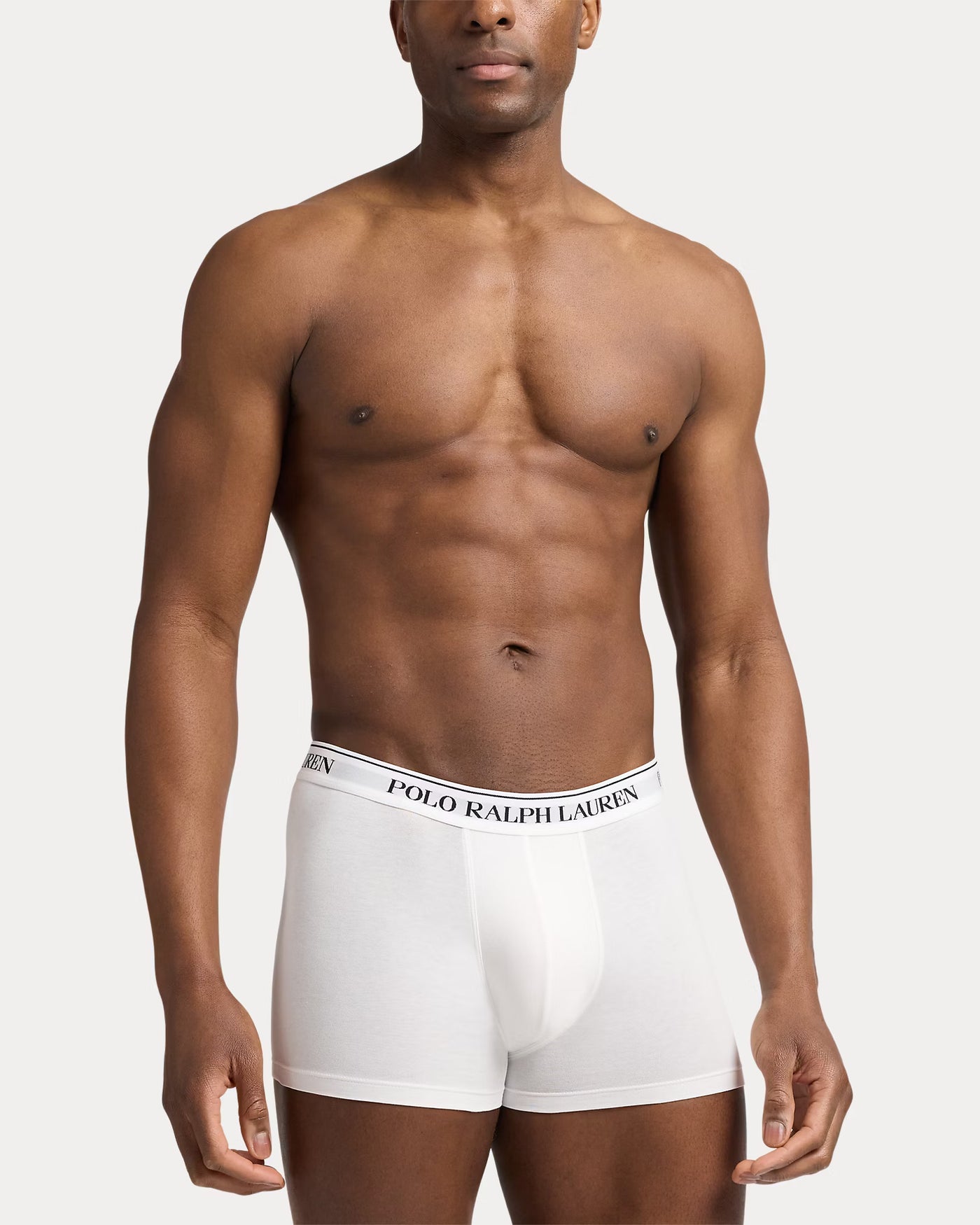 Ralph Lauren Classic Stretch-Cotton Trunk 3-Pack | Black/Dark Grey/White
