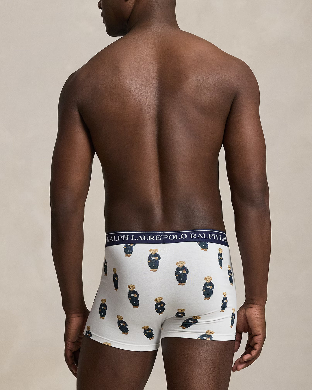 Ralph Lauren Classic Stretch-Cotton Trunk 3-Pack | Navy/Green/Bear