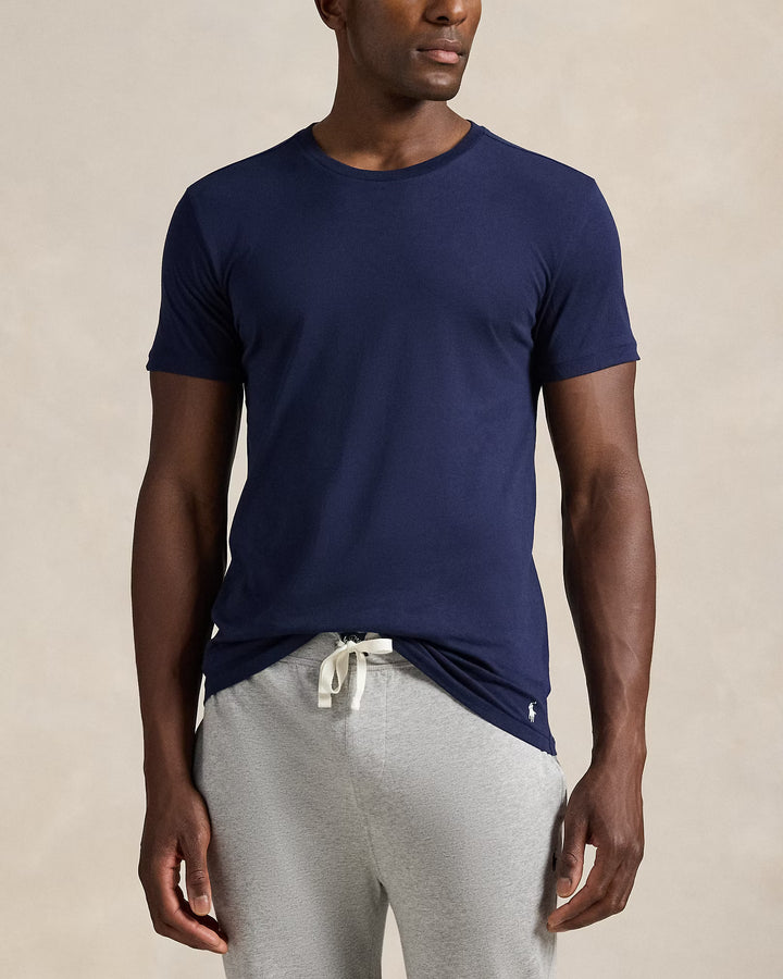 Ralph Lauren 3er-Pack Rundhals-T-Shirts Slim-Fit | Navy/Weiß/Anthrazit