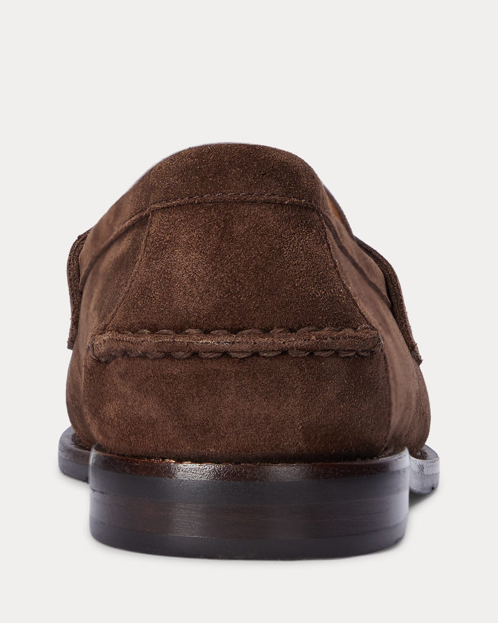 Ralph Lauren Herren Alston Pennyloafer aus Wildleder in Dunkelbraun – alternative Ansicht
