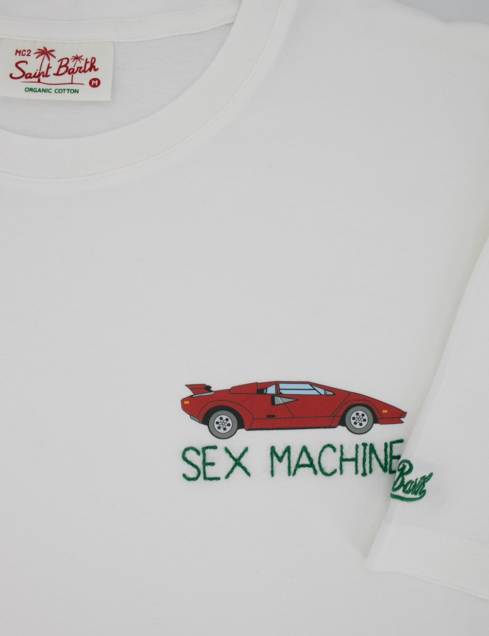 MC2 Saint Barth Portofino Sex Car T-shirt | Λευκό