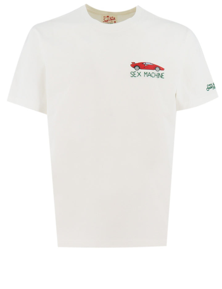 MC2 Saint Barth Portofino Sex Car T-shirt | Λευκό