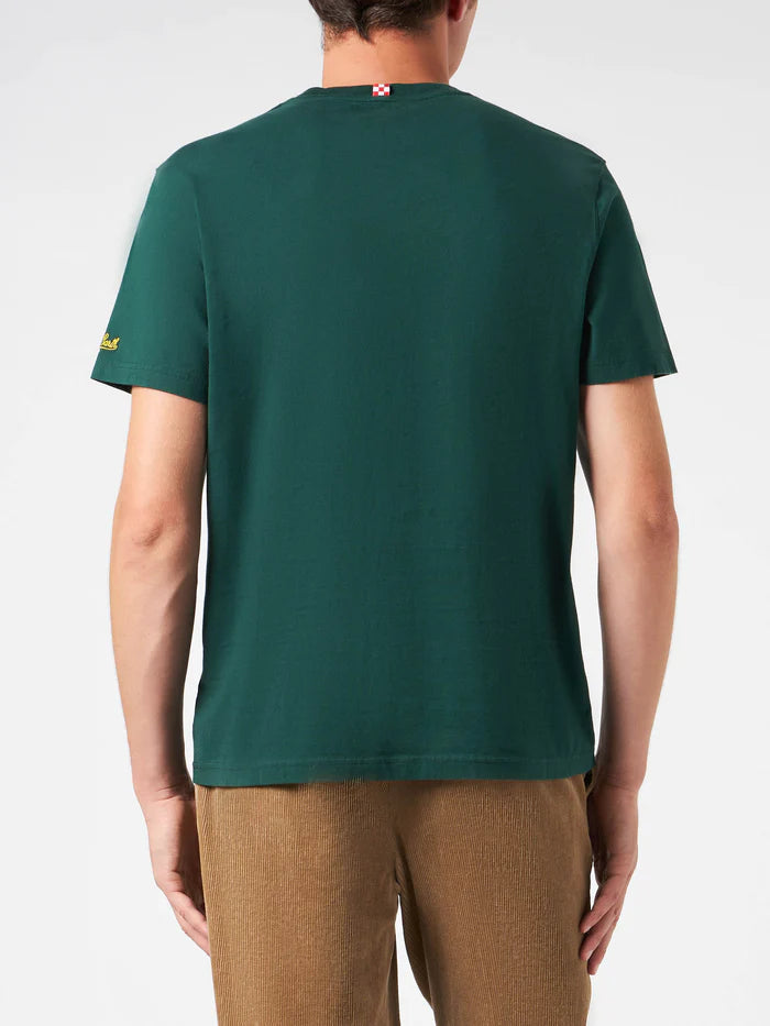 MC2 Ανδρικό Βαμβακερό T-shirt με Τύπωμα Tequila | Σκούρο Πράσινο
