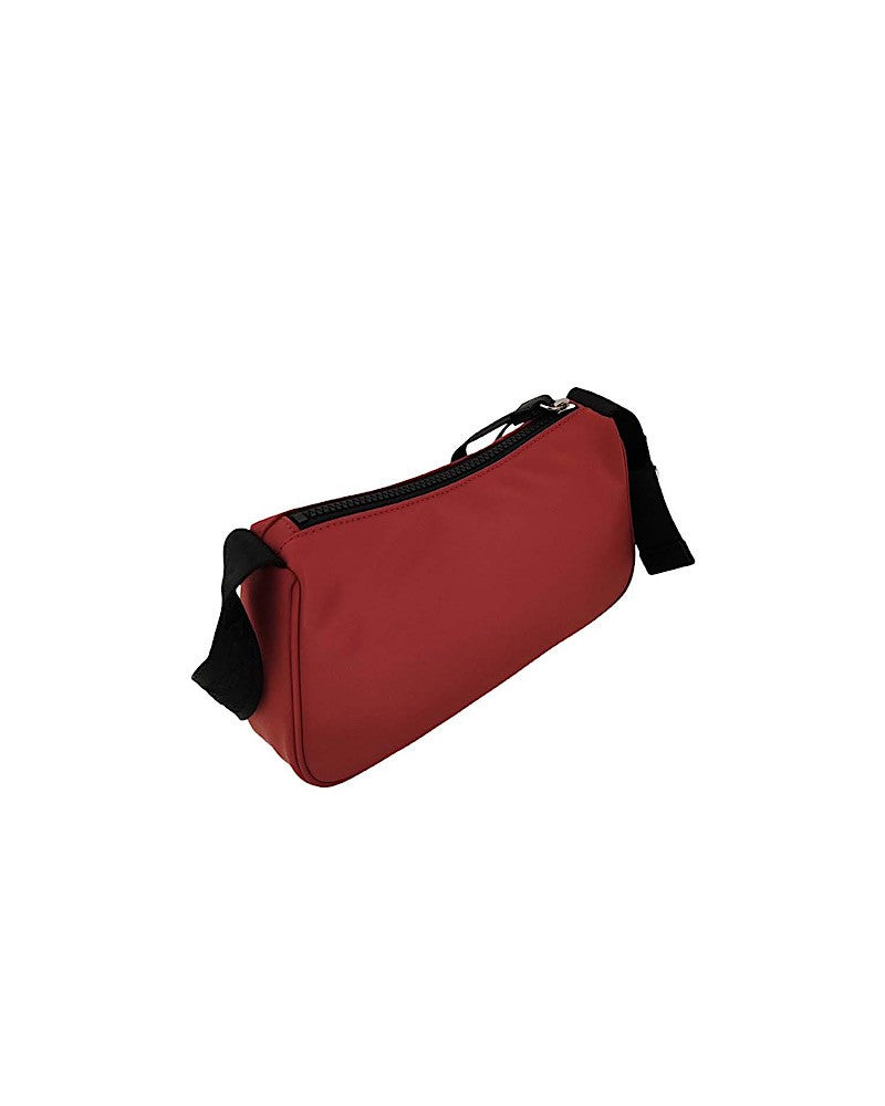 Karl Lagerfeld Essential Nylon Shoulder Bag | Pompeian Red
