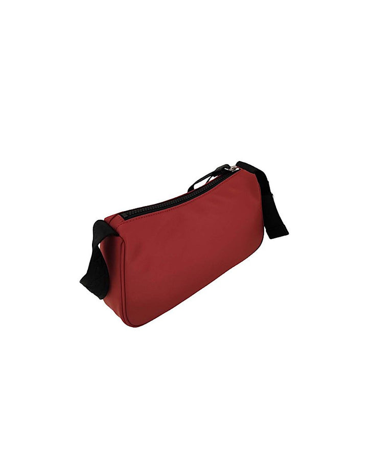 Karl Lagerfeld Essential Nylon Shoulder Bag | Pompeian Red