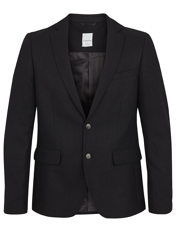 Lindbergh Blazer in BLACK – lifestyle view