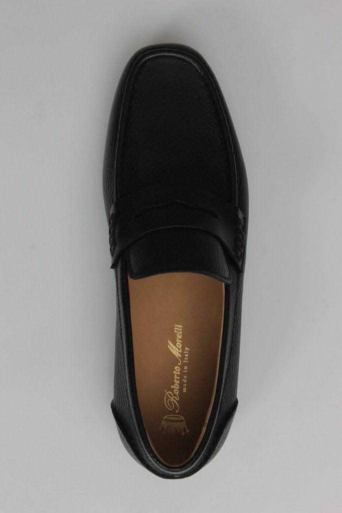 Roberto Morelli Shoes Loafer in BLACK – lifestyle view