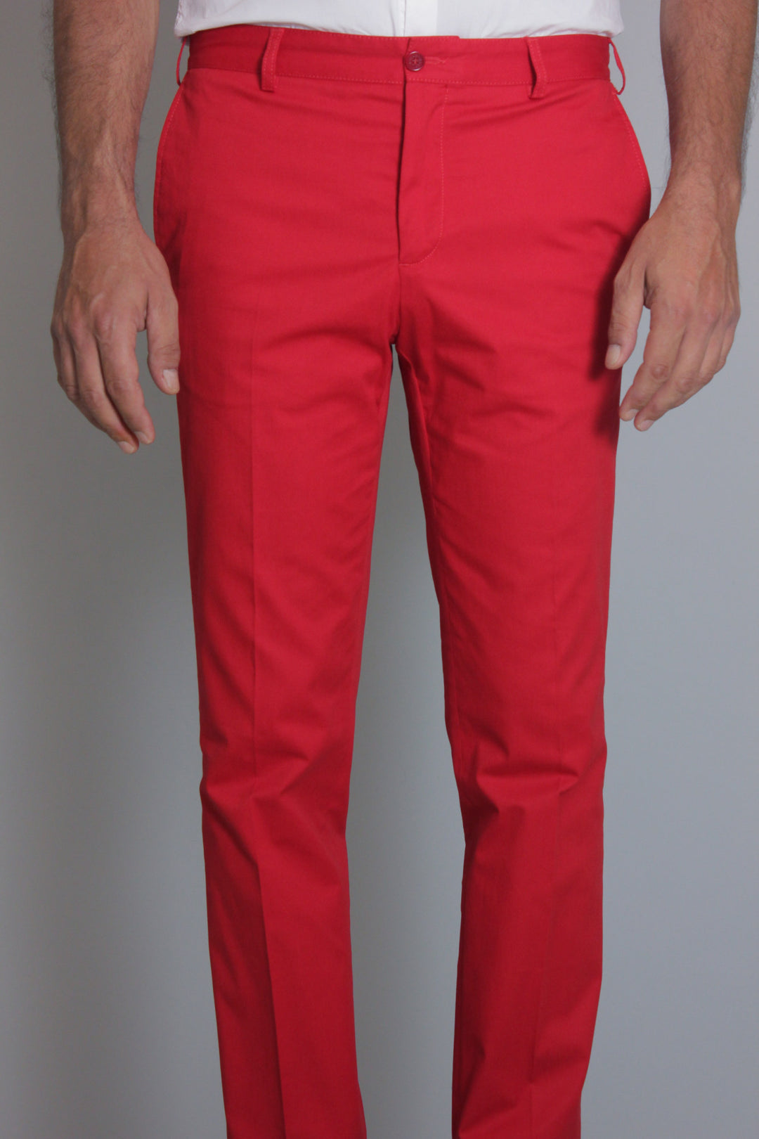 Paul & Shark Trousers with Flags Shark Fit in Red – product view