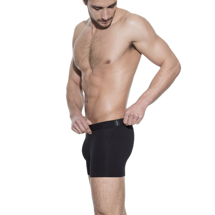 Bread & Boxers Ανδρικό Εσώρουχο Μπόξερ | Μαύρο