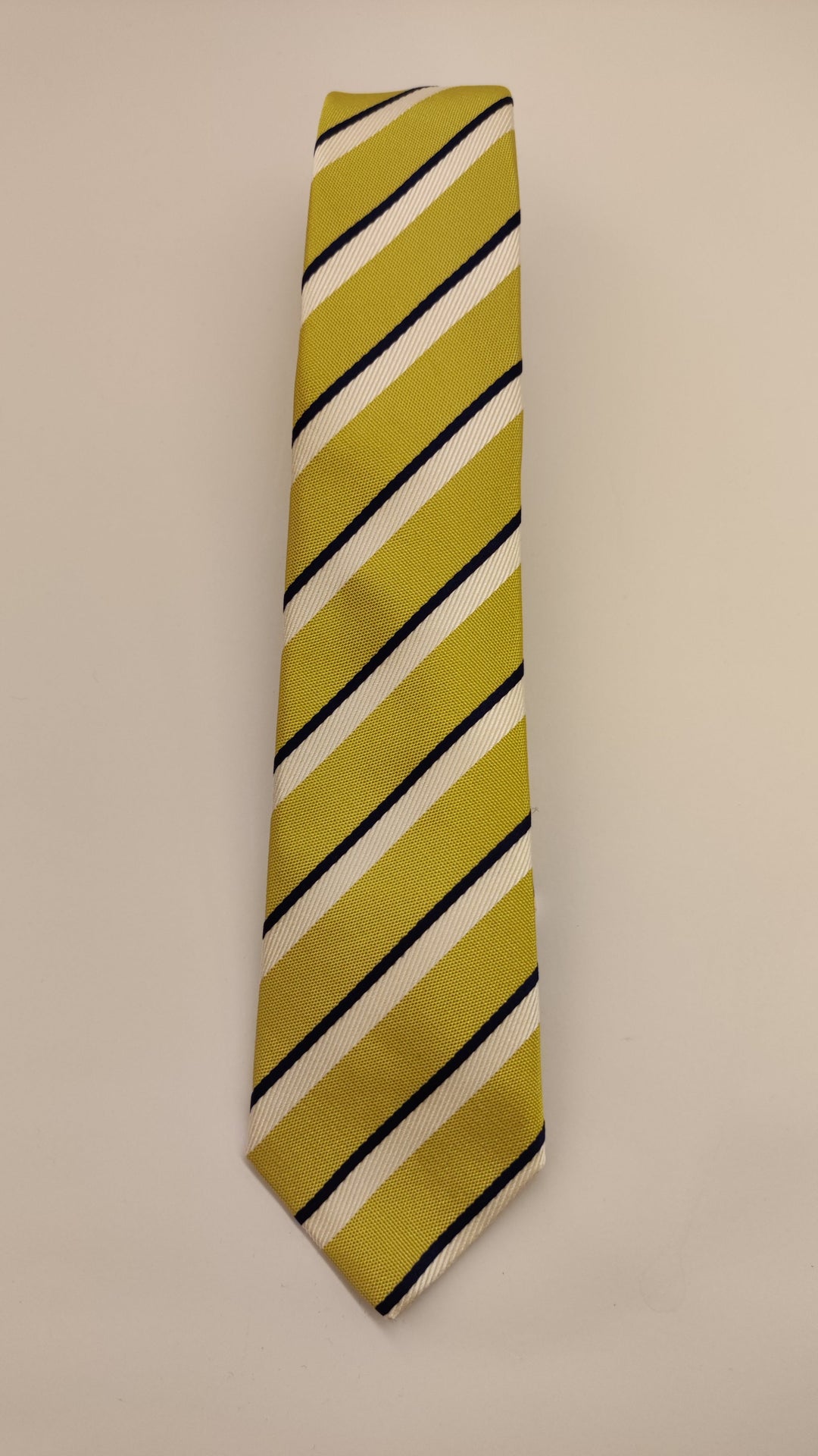 Lanvin Tie Silk with Cotton in Yellow – product view
