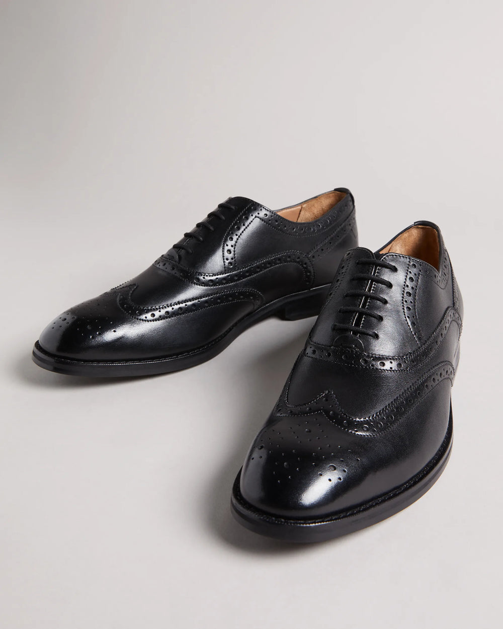 Scarpe brogue formali in pelle Ted Baker Amaiss: Nero – vista posteriore