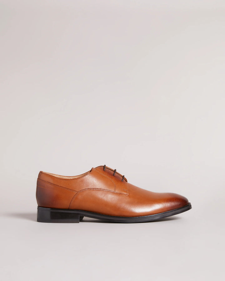 Ted Baker 坎普滕 正装皮革德比鞋: 浅棕色 – 产品图