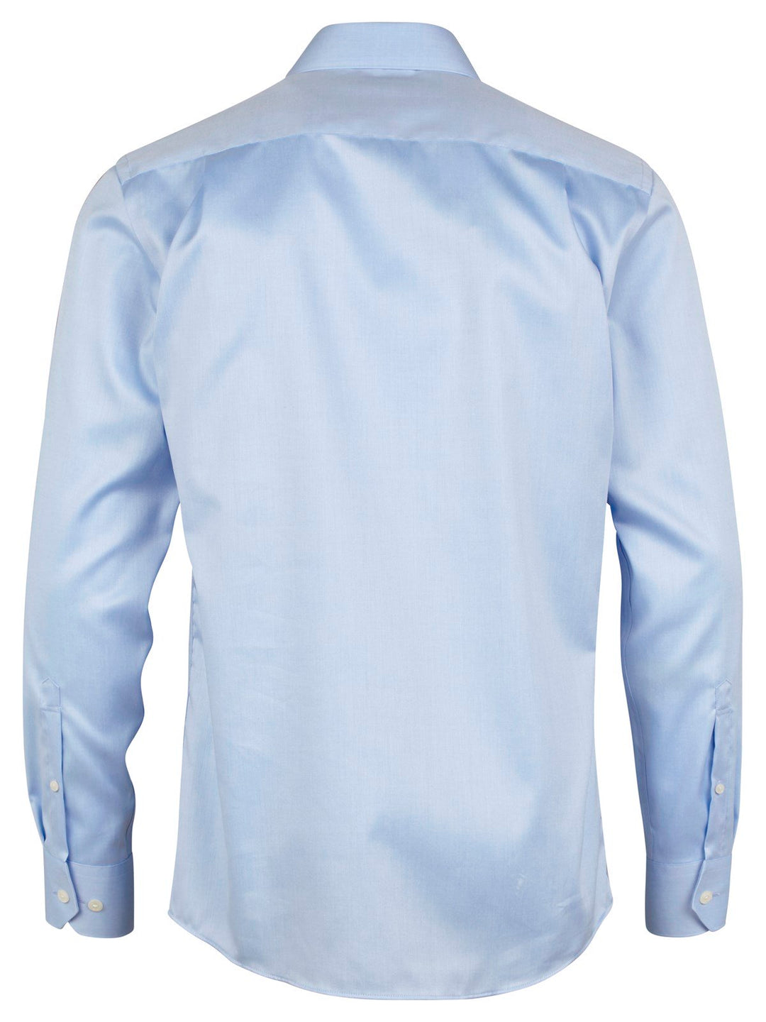 Camisa Lindbergh lisa de sarga fina, que no necesita Non: Azul claro – vista alternativa