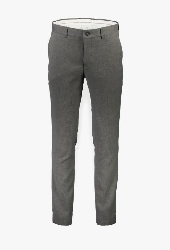 Lindbergh Structure Superflex Anzug, Slim-Fit: Grey Mix – Seitenansicht