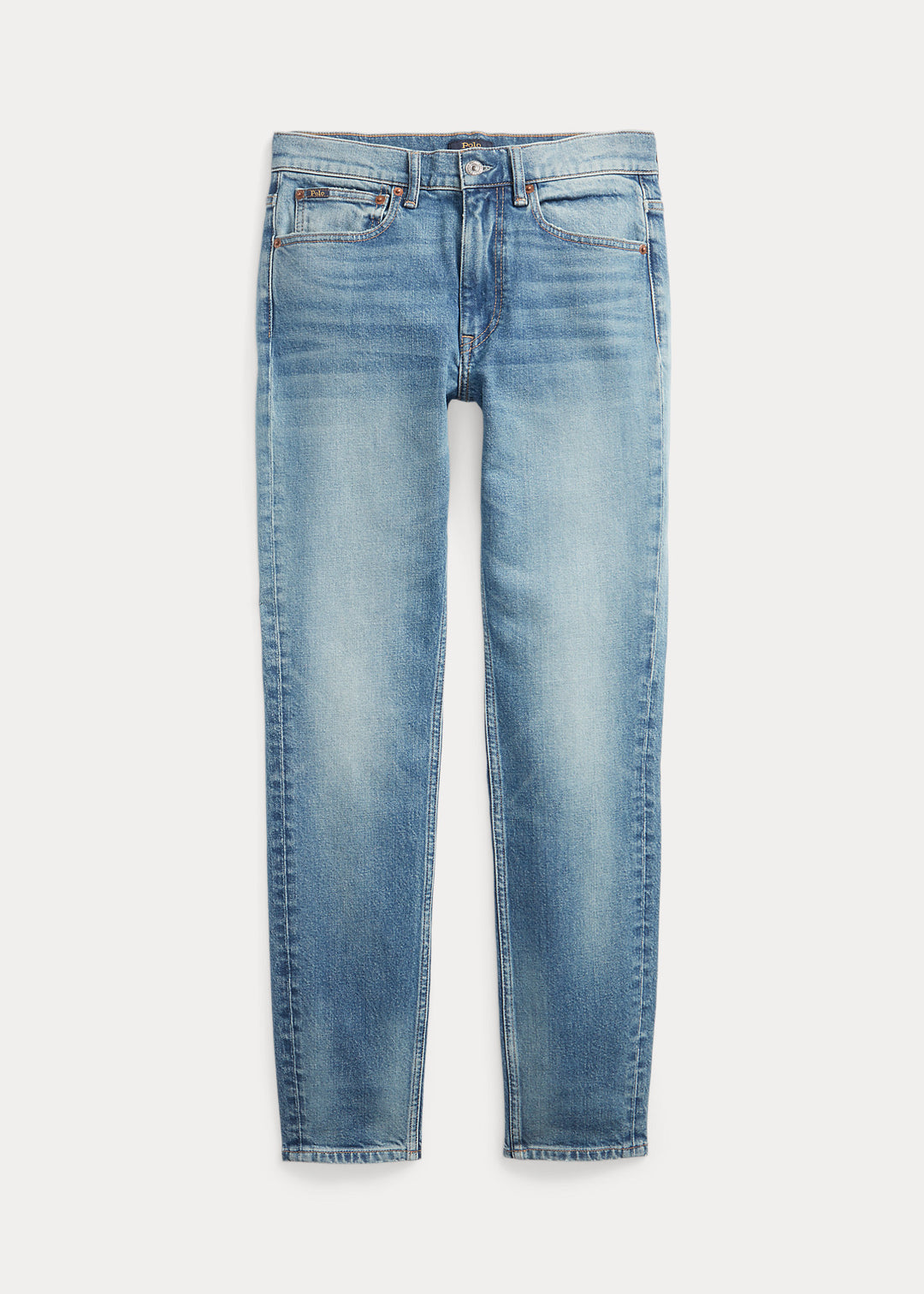 Ralph Lauren Mid-Rise Skinny Jeans in Antares Wash – lifestyle view