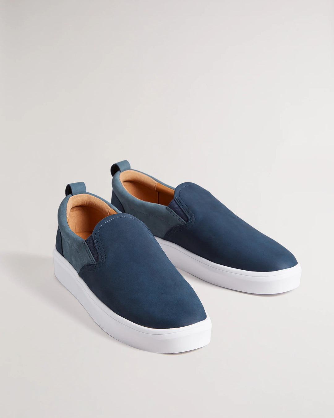 Ted Baker Simmon Nubuck Κάζουαλ Ελαστικά Trainers | Σκούρο Μπλε