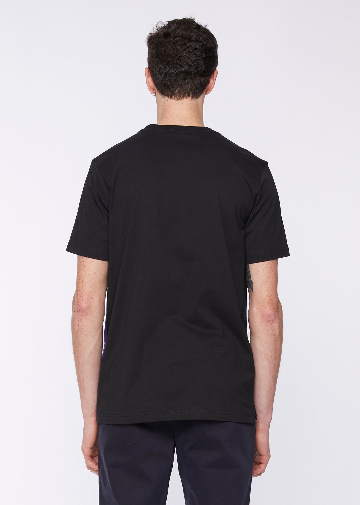 Paul Smith T-shirt Οργανικό Βαμβάκι Κανονική Εφαρμογή | Μαύρο