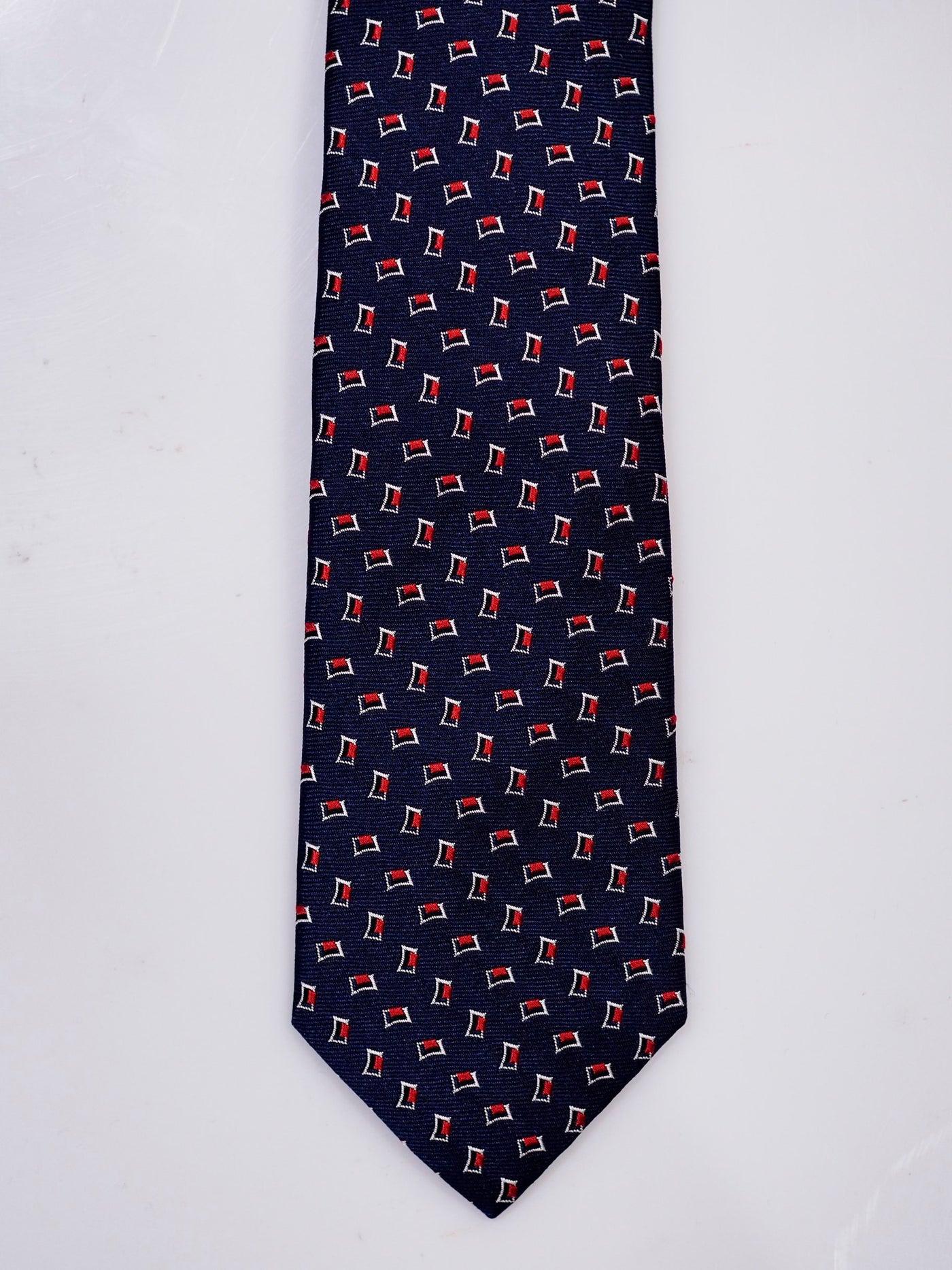 Lanvin Μεταξωτή γραβάτα | Μπλε / Κόκκινο